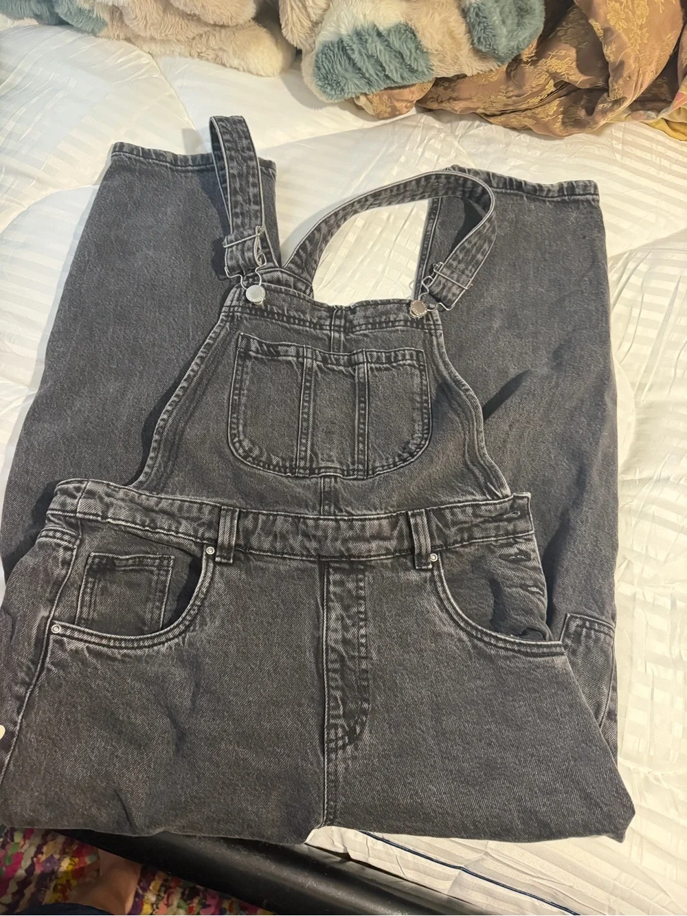 Women’s Black Denim Overalls - Classic Bib Jeans